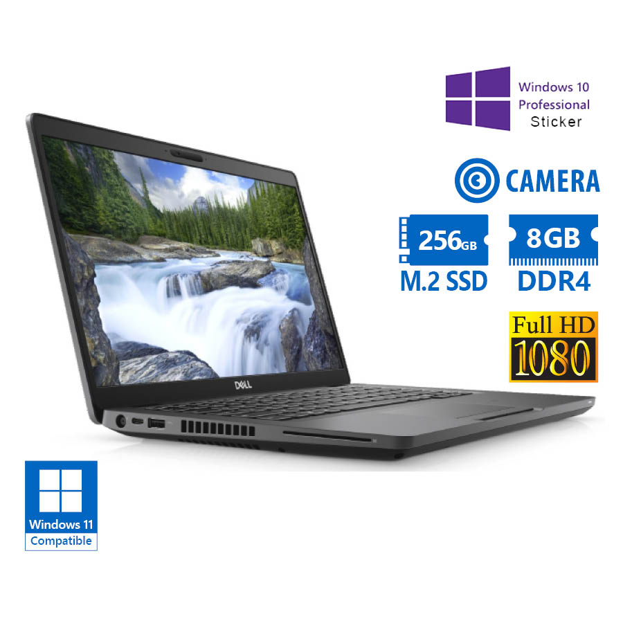 Dell (A-) Latitude 5400 i5-8365U/14``FHD/8GB DDR4/256GB M.2 SSD/No ODD/Camera/10P Grade A- Refurbish