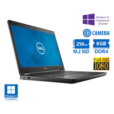 Dell (A-) Latitude 5490 i5-8350U/14``FHD/8GB DDR4/256GB M.2 SSD/No ODD/Camera/10P Grade A- Refurbish