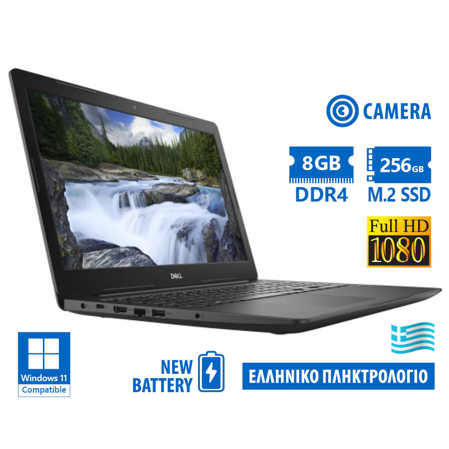 Dell Latitude 3590 i5-8350U/15.6``FHD/8GB DDR4/256GB M.2 SSD/No ODD/Camera/Grade A Refurbished Lapto