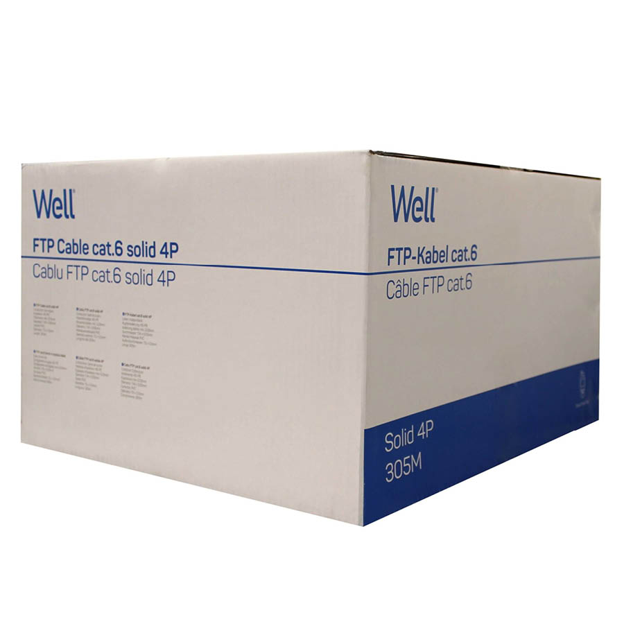 FTP CAT-6 305m Μονόκλωνο Χαλκός Pull Out Box Well FTP6-CU-305-WL - Image 5