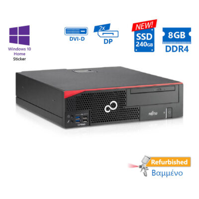 Fujitsu D756 SFF i5-6400/8GB DDR4/240GB SSD New/DVD/10H Grade A+ Refurbished PC