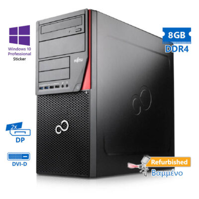 Fujitsu P756 Tower i5-6600/8GB DDR4/500GB/DVD/10P Grade A+ Refurbished PC