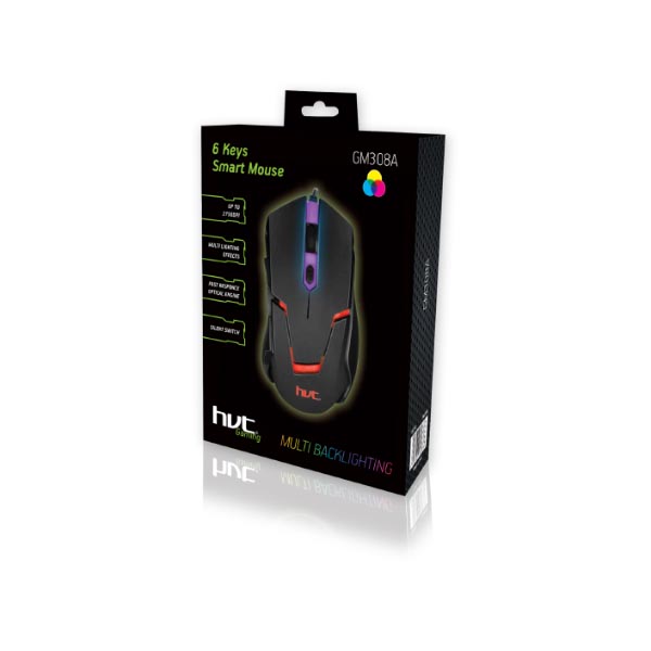 Gaming mouse USB 6Keys Προγραμματιζομενο 2750dpi Hvt GM308A - Image 4