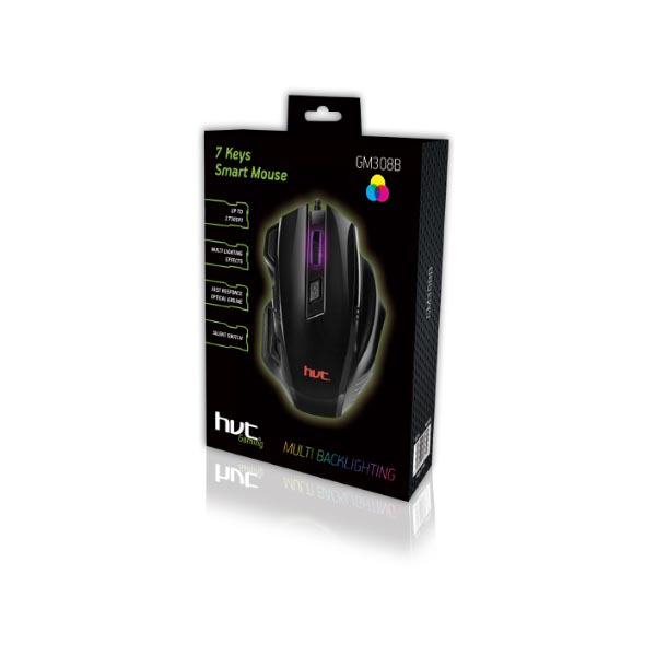 Gaming mouse USB 7Keys Προγραμματιζομενο 2750dpi Hvt GM308B - Image 4