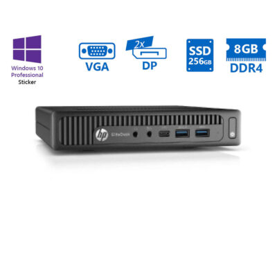 HP EliteDesk 800G2 DM i5-6500T/8GB DDR4/256GB SSD/No ODD/10P Grade A Refurbished PC