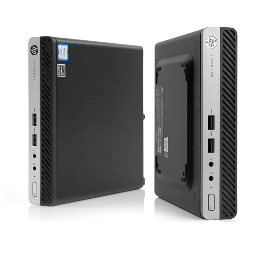 HP ProDesk 400G4 DM i5-8500T/8GB DDR4/256GB Μ.2 SSD/No ODD/10P Grade A Refurbished PC - Image 2