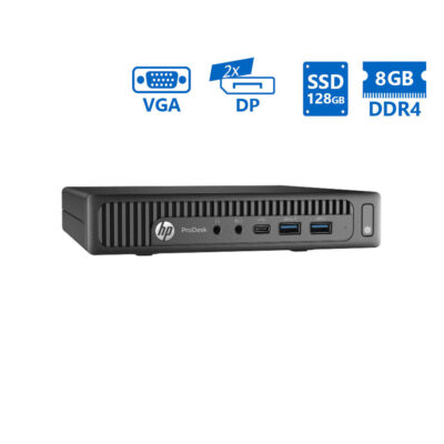 HP ProDesk 600G2 DM i3-6100T/8GB DDR4/128GB SSD/No ODD/Grade A Refurbished PC