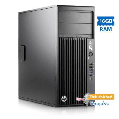 HP Z230 Tower i7-4790/16GB DDR3/1TB/No ODD/8P Grade A+ Workstation Refurbished PC