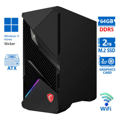 MSI MPG Z690 Infinite X2 Tower WiFi i9-13900KF/64GB DDR5/2TB M.2 SSD/Quadro K2000 (2GB)/No ODD/11H G