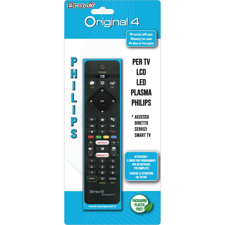ORIGINAL 4 Συμβατό Τηλεχειριστήριο PHILIPS - Image 2