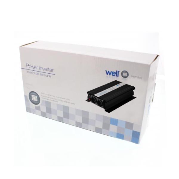 POWER INVERTER 1000W Well 12V DC TO 220V AC PSUP-INV/U-12V1000W-WL - Image 2