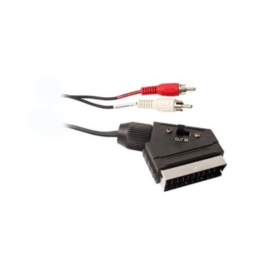 SCART- 2x RCA EN13 με διακόπτη