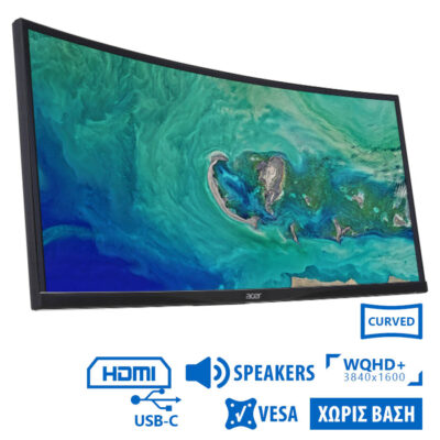Used Monitor CZ380CQK Curved/Acer/38``UW-QHD/3840x1600/Black/w/Speakers/No Stand/DP & HDMI & USB Typ