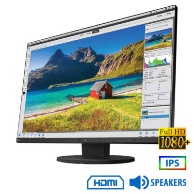 Used Monitor FlexScan EV2455 IPS LED/Eizo/24``FHD/1920x1200/Wide/Black/w/Speakers/D-SUB & DVI-D & DP