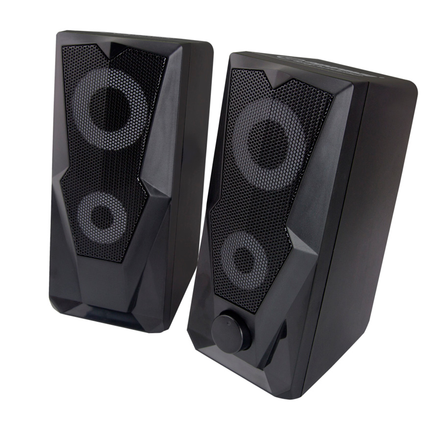 Ηχείο 2.0 USB w/LED Rainbow Baila EGS103 - Image 2