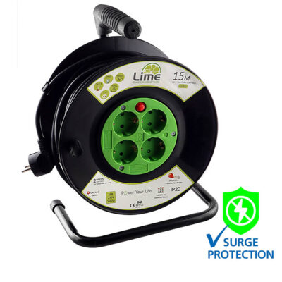 5MM με προστασία μαύρο LS-RE15M LIME