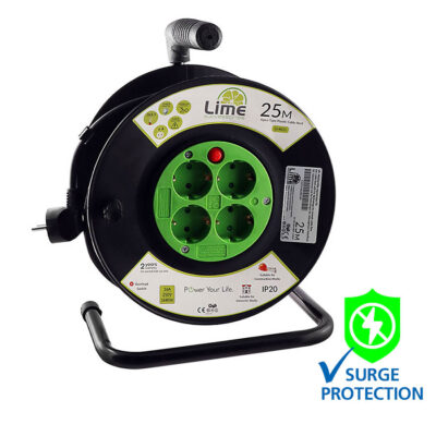 5MM με προστασία μαύρο LS-RE25M LIME