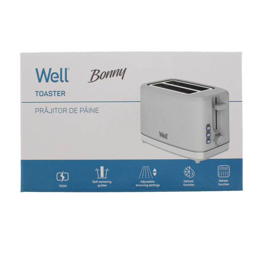 Τοστιέρα Bonny 700W Well TOAST-BONNY-WL - Image 4