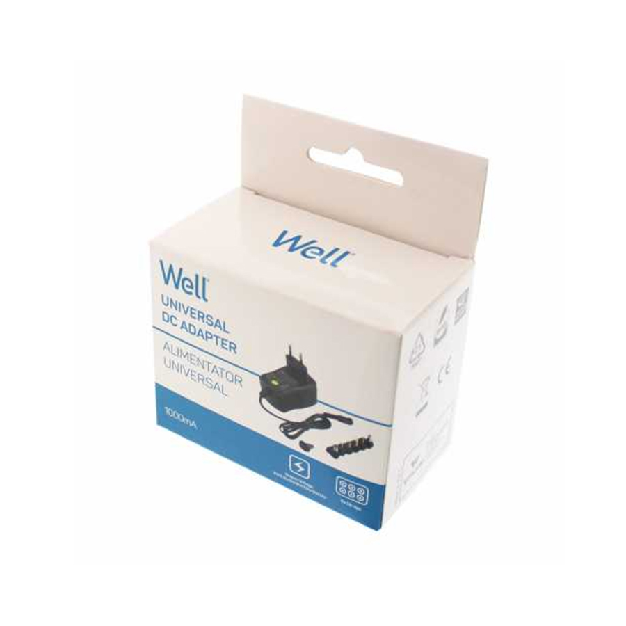 Τροφοδοτικό AC/DC Well PSUP-SMP-1000MA/6T/2-WL - Image 4