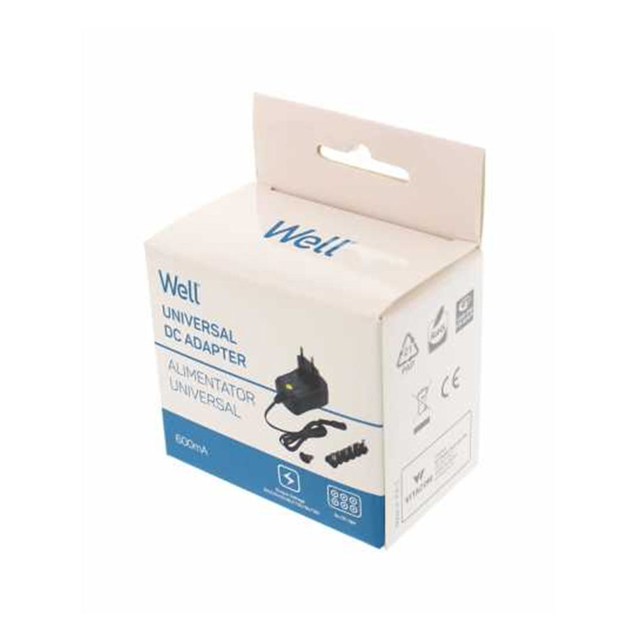 Τροφοδοτικό AC/DC Well PSUP-SMP-600MA/6T/2-WL - Image 4