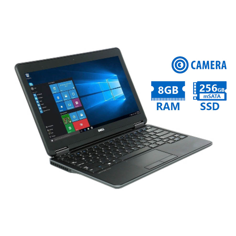 Dell Latitude E7250 i7-5600U/12.5``/8GB DDR3/256GB mSATA SSD/No ODD/Camera/Grade A Refurbished Lapto