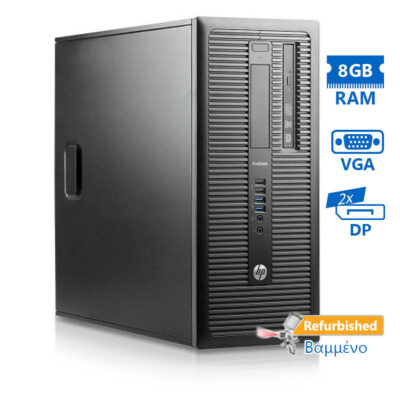 HP 600G1 Tower i5-4670/8GB DDR3/500GB/DVD/8H Grade A+ Refurbished PC