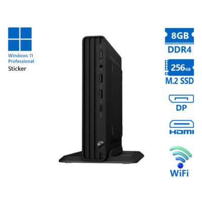 HP Pro Mini 260 G9 DM WiFi i3-1215U/8GB DDR4/256GB M.2 SSD/No ODD/11P Grade A Refurbished PC