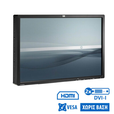 Used (A-) Monitor LP2475W TFT/HP/24``/1920x1200/Wide/Black/No Stand/Grade A-/2xDVI-Ι & DP & S-Video