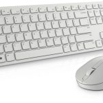 Dell KM5221W Pro Keyboard & Mouse Wireless White German New Open Box