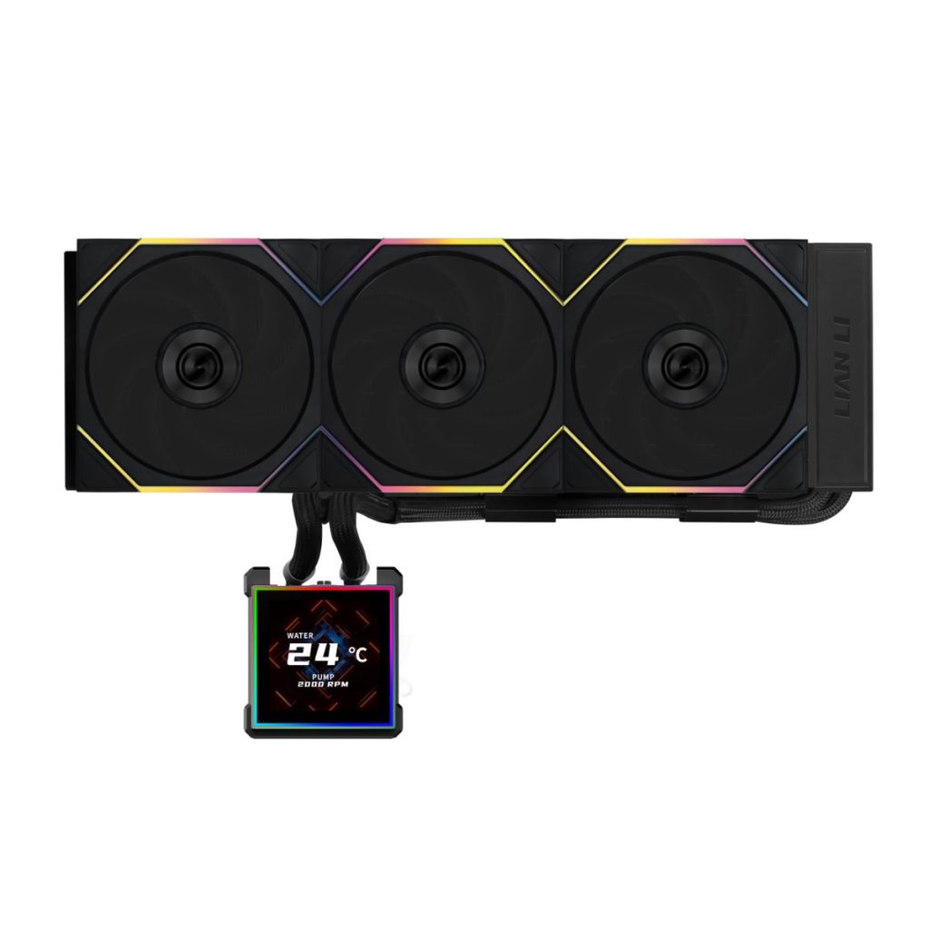 Lian Li Hydroshift II LCD-S 360TL Black - RGB AIO CPU Cooler - 3.4" Screen - 1851/1700