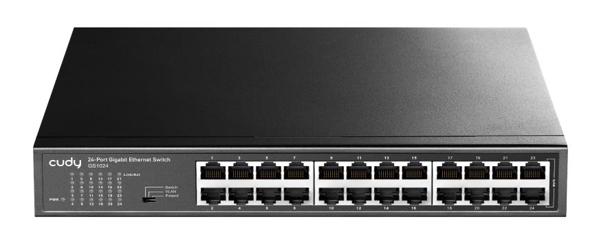 CUDY GS1024 24-PORT GIGABIT METAL SWITCH CUDY GS1024 24-PORT GIGABIT METAL SWITCH
