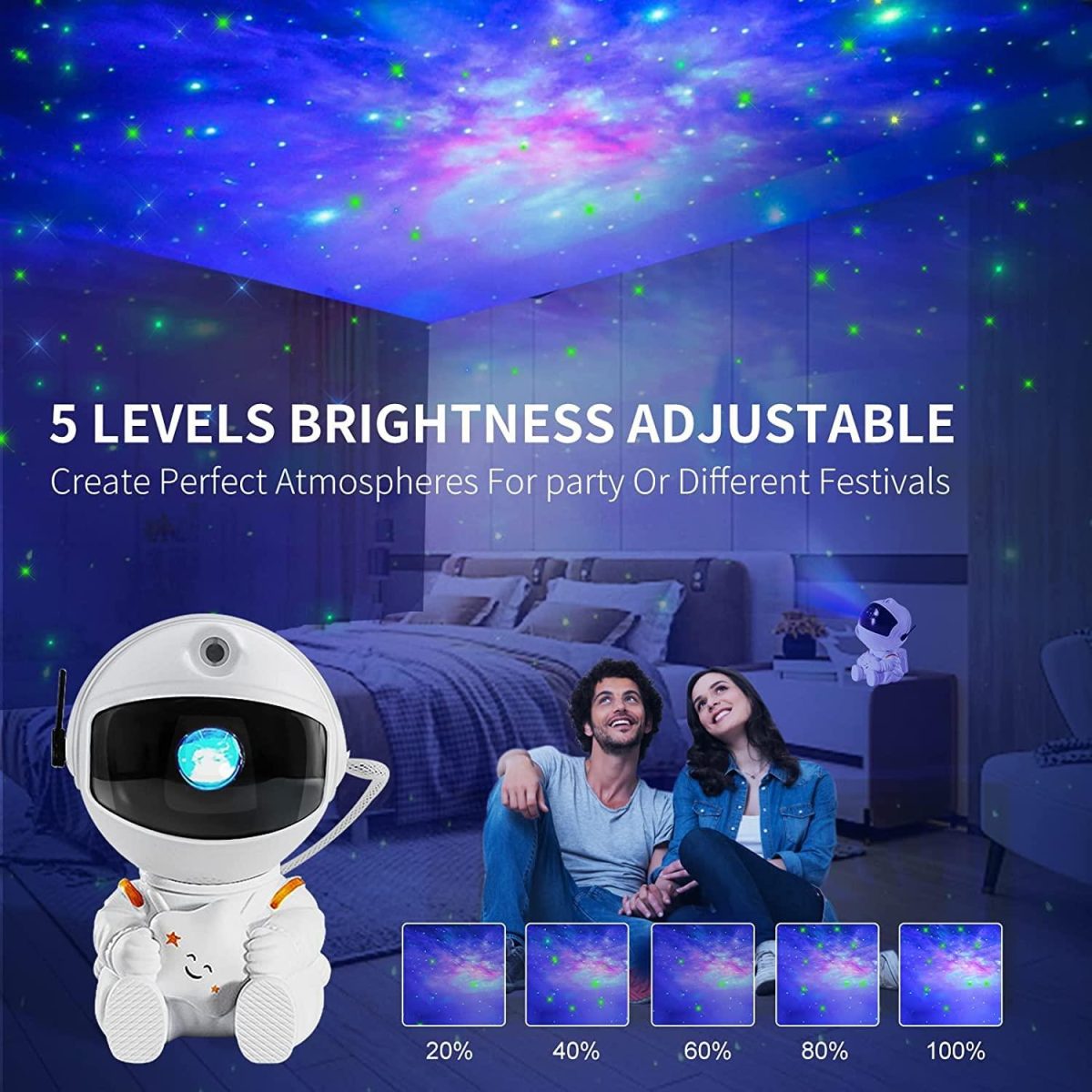 XO CF4 mini Astronaut Sky Projection Lamp - Image 5