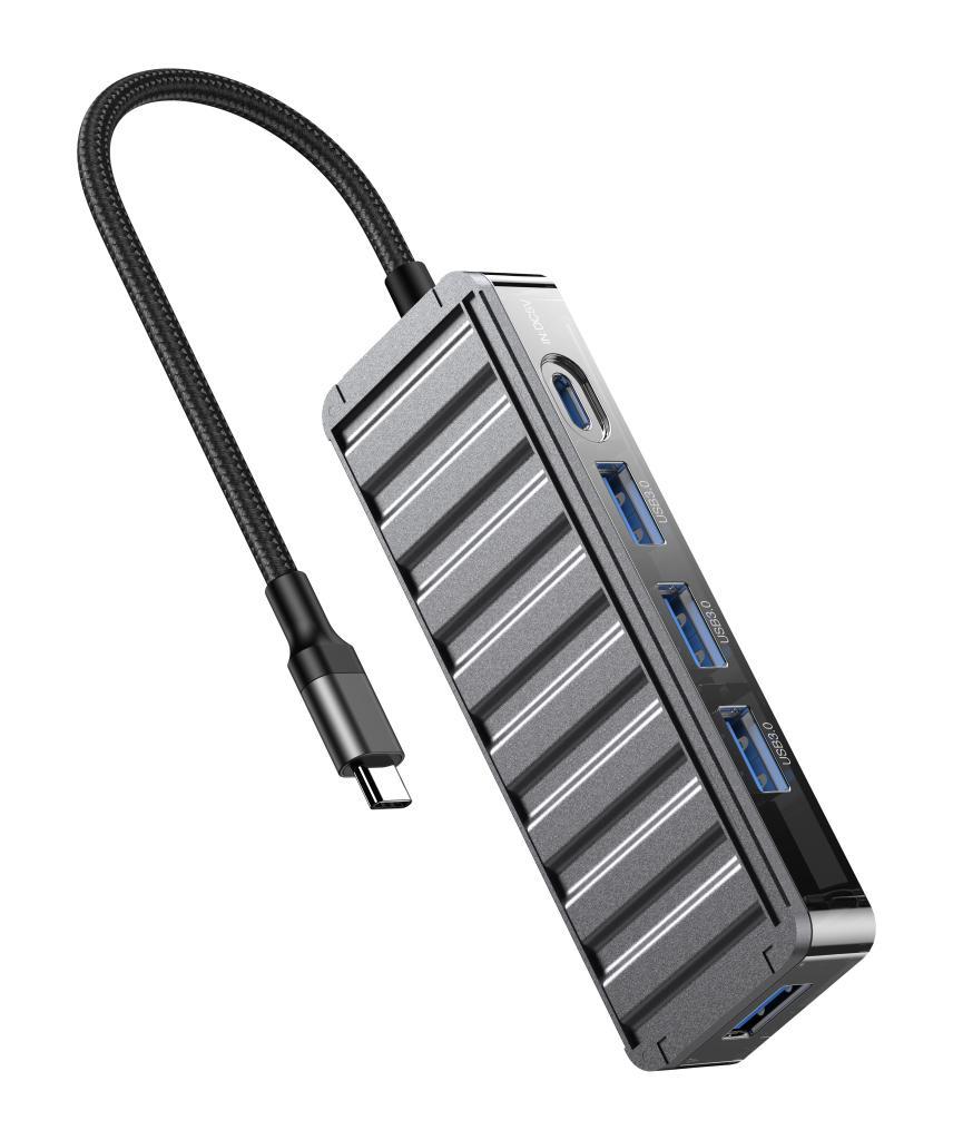 XO HUB015 5 in 1 USB HUB