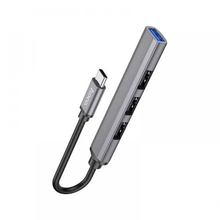 HOCO HB26 4 IN 1 ADAPTER (TYPE-C TO USB3.0+USB2.0*3)