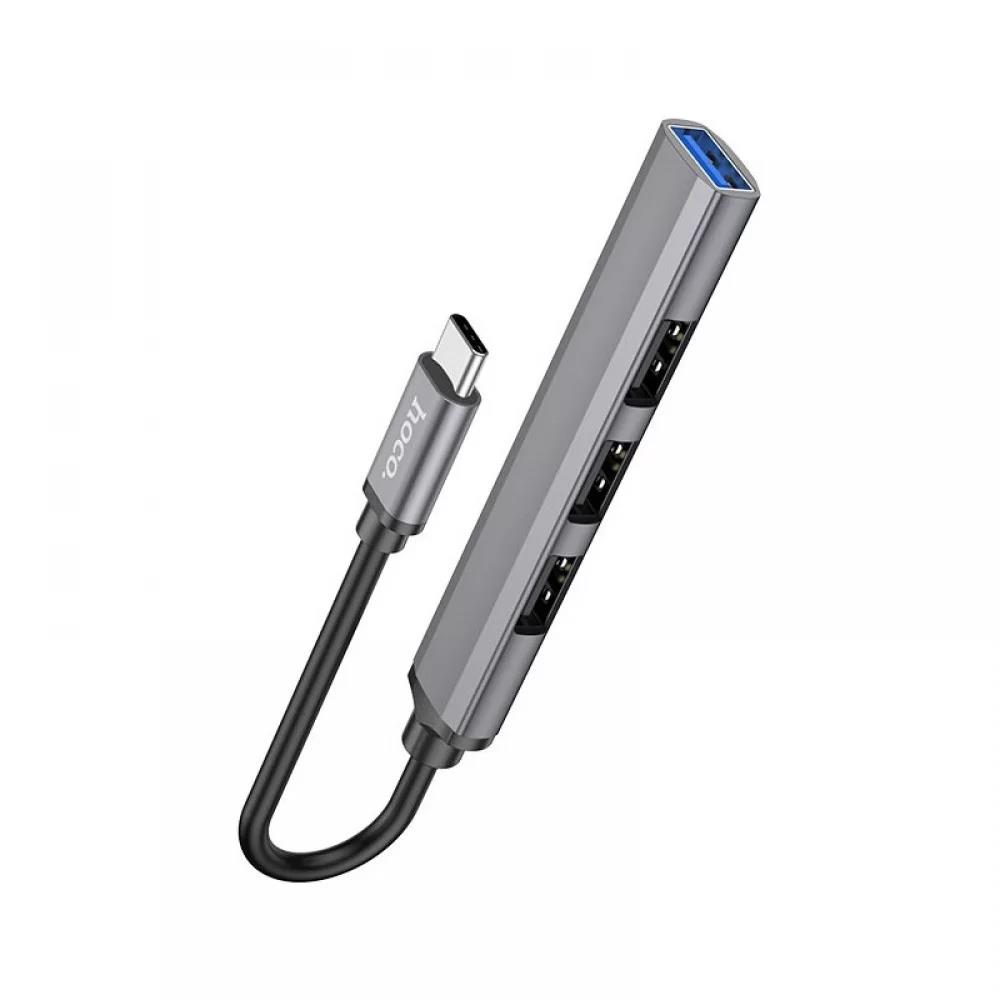 HOCO HB26 4 IN 1 ADAPTER (TYPE-C TO USB3.0+USB2.0*3)