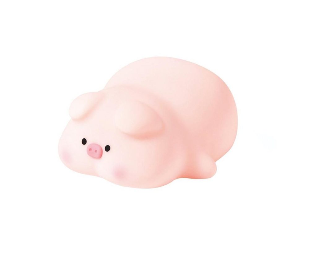 XO OZ09 LITTLE PINK PIG SILICONE PAT LED LIGHT