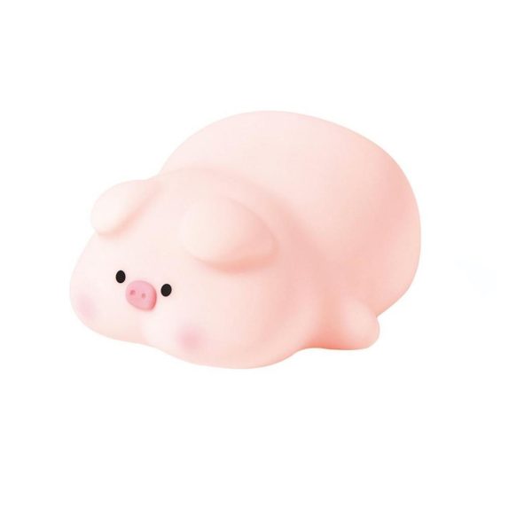XO OZ09 LITTLE PINK PIG SILICONE PAT LED LIGHT