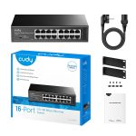 CUDY FS1016 16-PORT 10/100 MBPS METAL SWITCH - Image 3