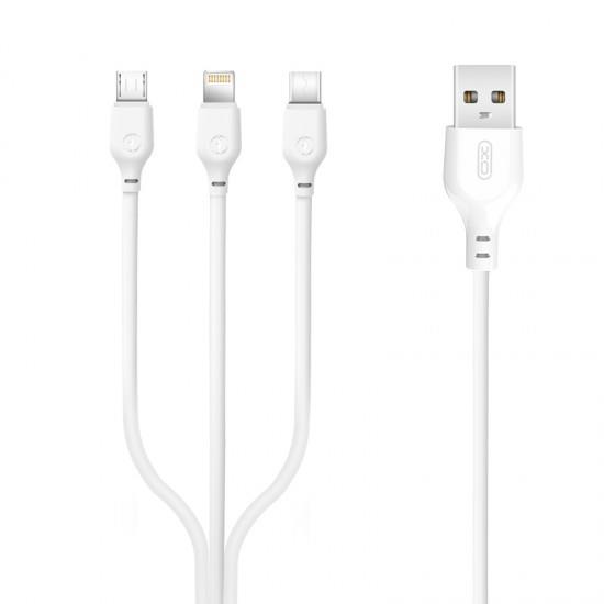 XO NB103 ΚΑΛΩΔΙΟ ΦΟΡΤΙΣΗΣ 2.0A 3 IN 1