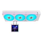 Lian Li Hydroshift II LCD-S 360CL White - RGB AIO CPU Cooler - 3.4" Screen - 1851/1700, AM5/AM4 - Image 3