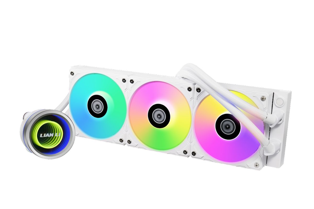 Lian Li Galahad II Trinity 360 White - AIO GPU Liquid Cooler with ARGB Fans Lian Li Galahad II Trinity 360 White - AIO GPU Liquid Cooler with ARGB Fans
