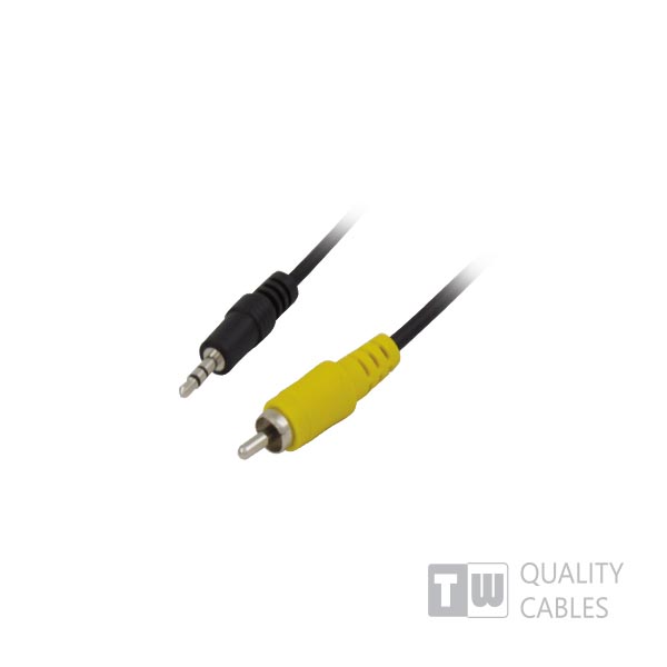 3M Stereo 3.5MM Plug To 1RCA Plug
