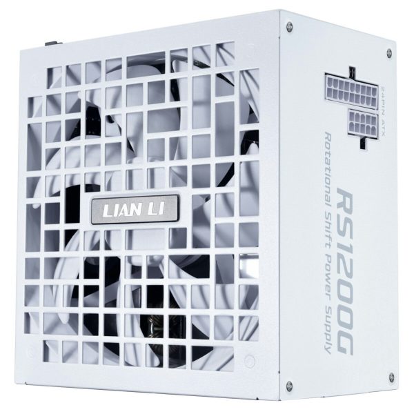 Lian Li RS1200G White - 1200 Watt 80+ Gold PSU - 12V-2x6 Colored Cable - RS Hub - Fully Modular