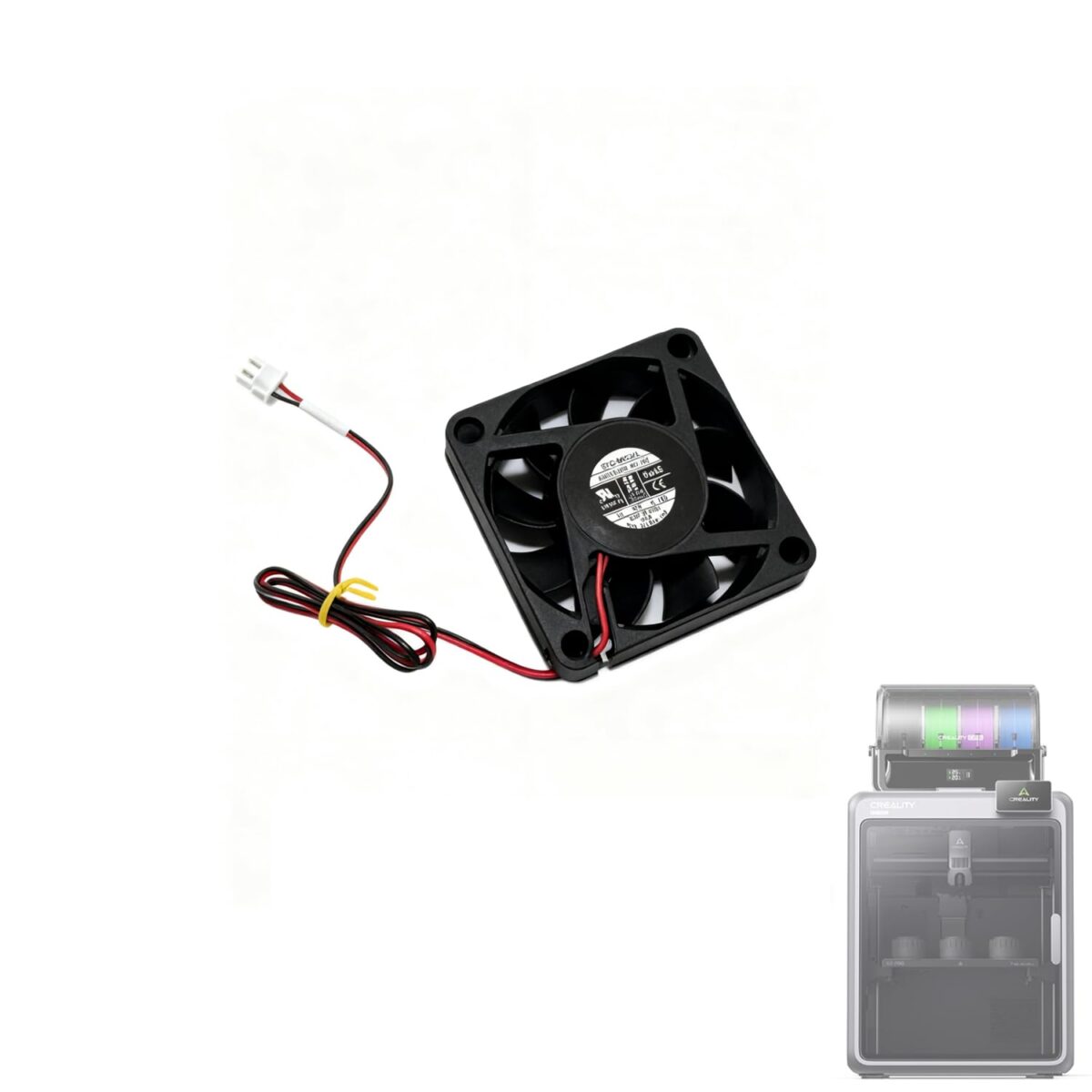 Creality K2 Pro Chamber Cooling Fan new Axial Fan_Ball Bearing_6015_24V_6000_L600 for K2 Pro Creality K2 Pro Chamber Cooling Fan new Axial Fan_Ball Bearing_6015_24V_6000_L600 for K2 Pro