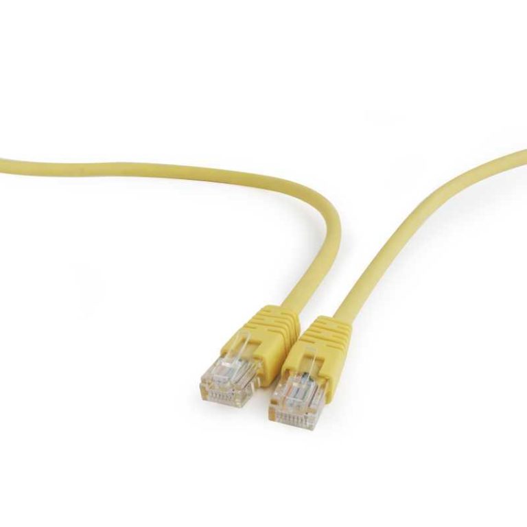 ΚΑΛΩΔΙΟ ΔΙΚΤΥΟΥ CABLEXPERT CAT5E 1m YELLOW