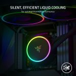 Razer HANBO Chroma RGB AIO Liquid Cooler - Powerful aRGB Silent PWM Fans - 360MM - Image 2