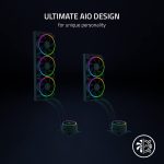 Razer HANBO Chroma RGB AIO Liquid Cooler - Powerful aRGB Silent PWM Fans - 360MM - Image 6
