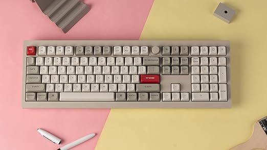 4/Wired Custom Mechanical Keyboard Red Switch 100% US