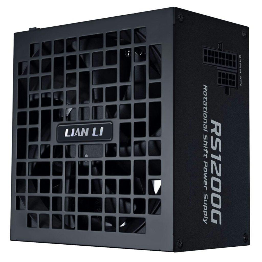 Lian Li RS1200G Black - 1200 Watt 80+ Gold PSU - 12V-2x6 Colored Cable - RS Hub - Fully Modular