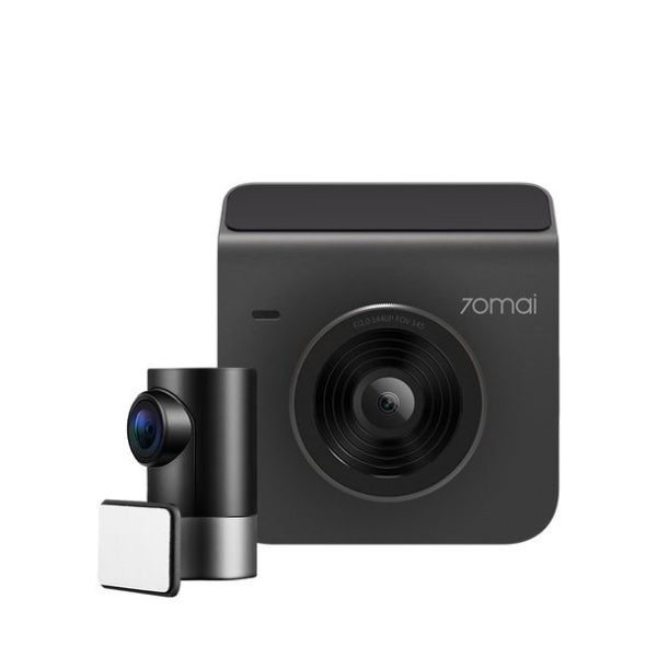 70mai A400-1 Dash Cam Grey w. Screen set w. Rearview cam RC09 - 1440P